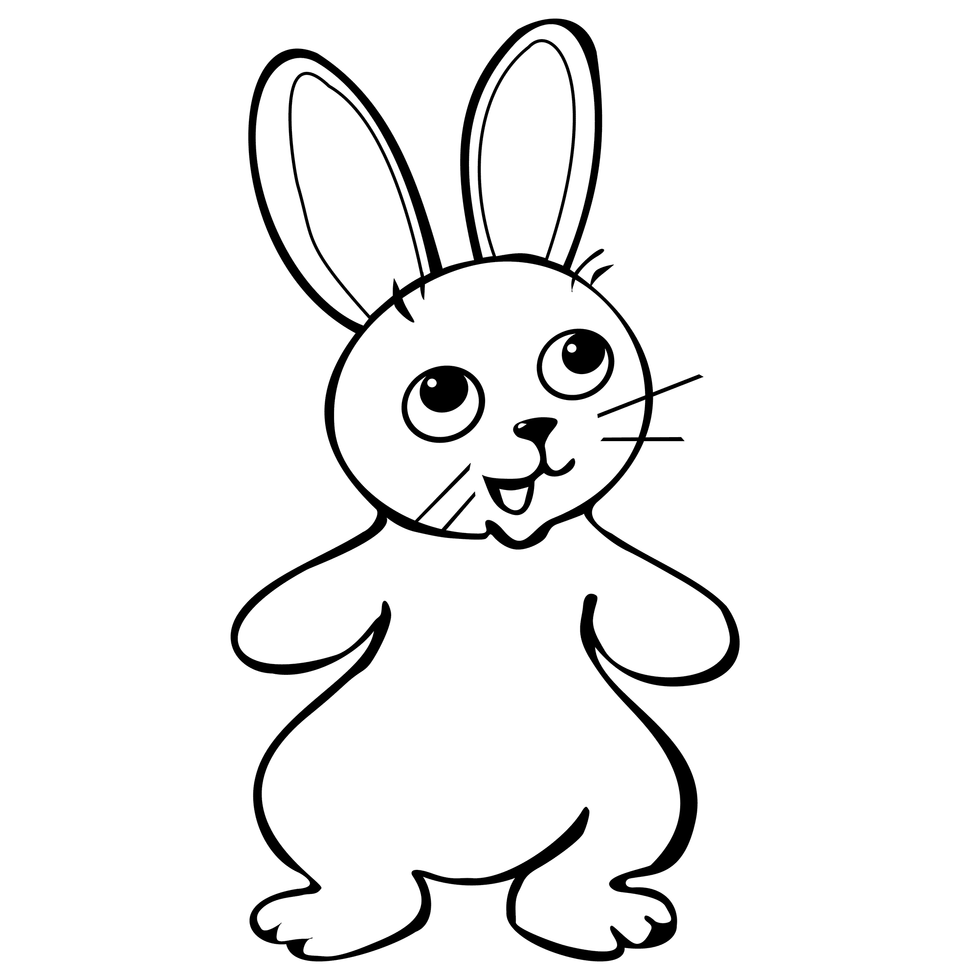 Bunny coloring #9, Download drawings