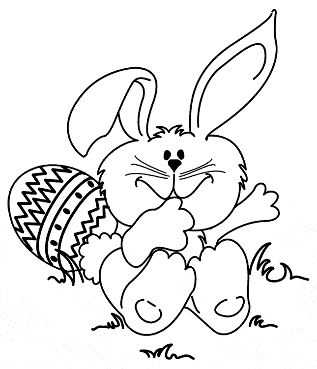 Bunny coloring #6, Download drawings