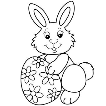 Bunny coloring #3, Download drawings