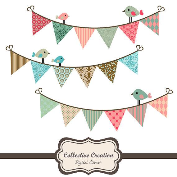 Bunting clipart #4, Download drawings