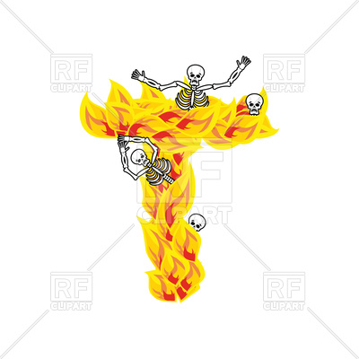 Burning T clipart #16, Download drawings
