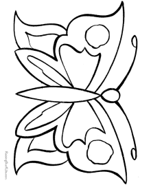 Butterfly coloring #14, Download drawings