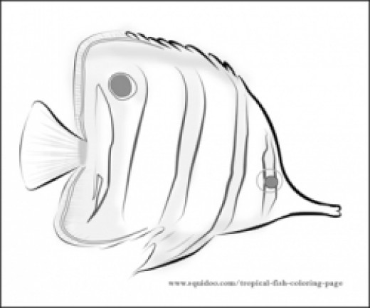Butterflyfish coloring #15, Download drawings