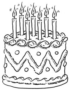 Cake coloring #18, Download drawings