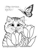 Calico Cat coloring #1, Download drawings