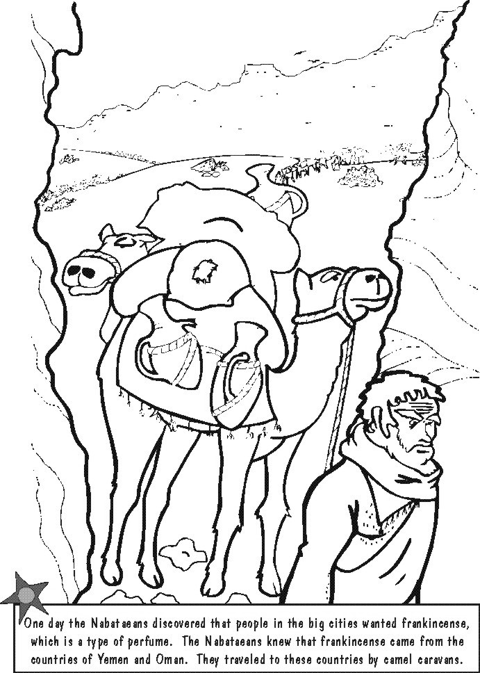Camel Caravan coloring #11, Download drawings