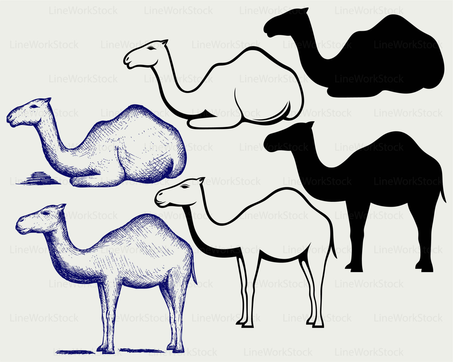 Camel svg #12, Download drawings