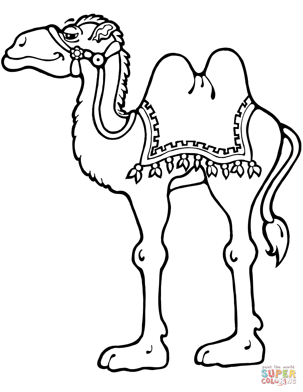 Camel coloring #16, Download drawings