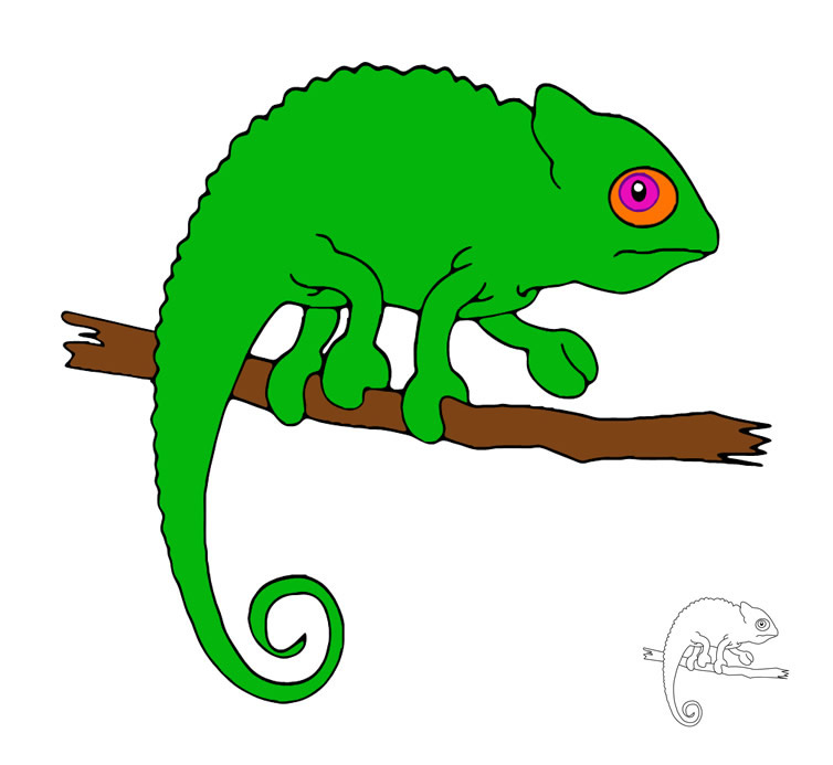 Jackson's Chameleon svg #20, Download drawings