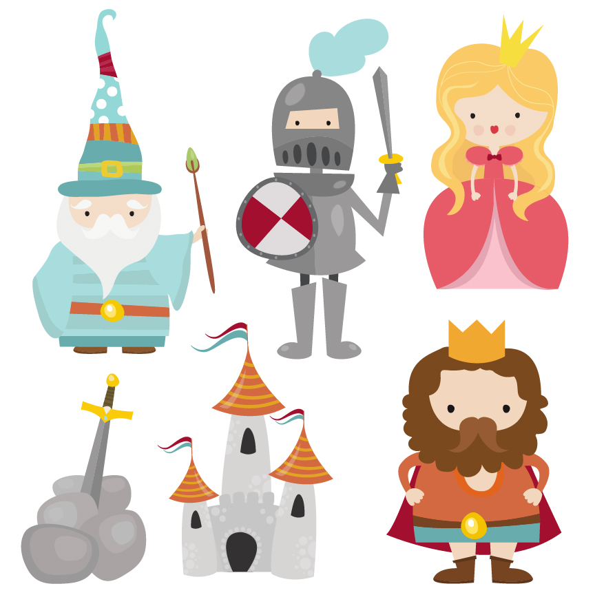 Fairytale clipart #1, Download drawings