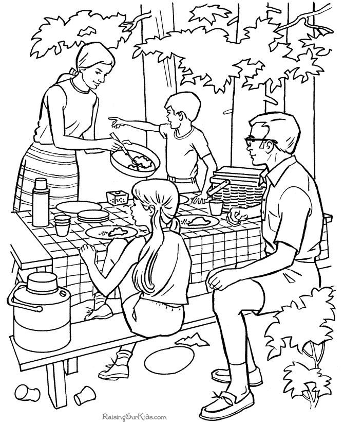 Camp coloring #16, Download drawings