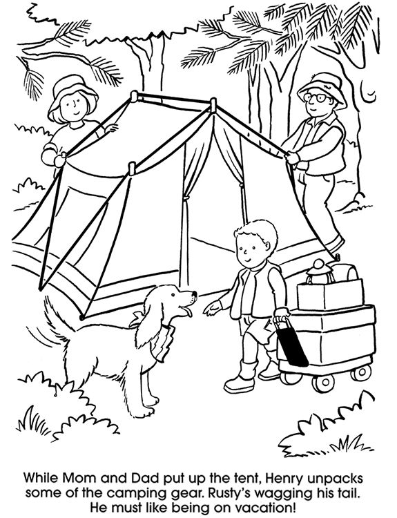 Camp coloring #10, Download drawings