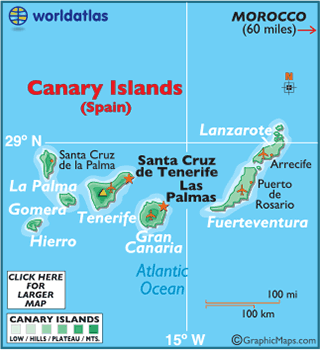 Canary Islands coloring #11, Download drawings