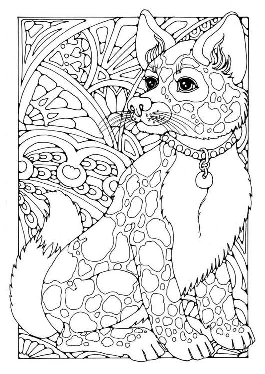 Canine coloring #3, Download drawings
