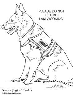 Canine coloring #15, Download drawings