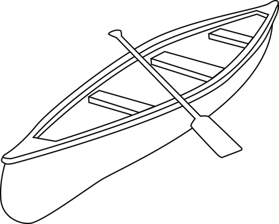 Canoe coloring #19, Download drawings