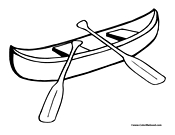 Canoe coloring #17, Download drawings