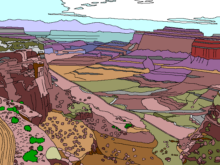 Canyonlands National Park coloring #13, Download drawings