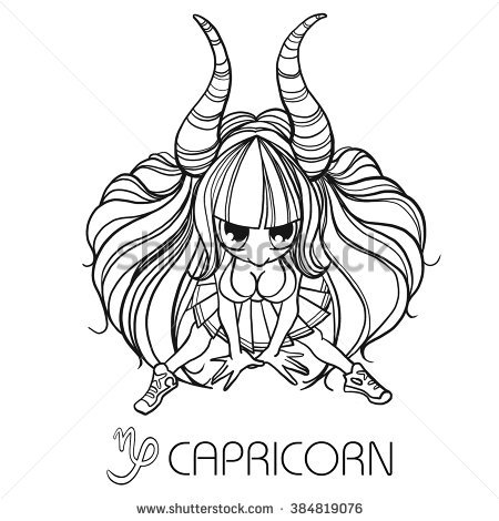 Capricorn  (Astrology) coloring #15, Download drawings