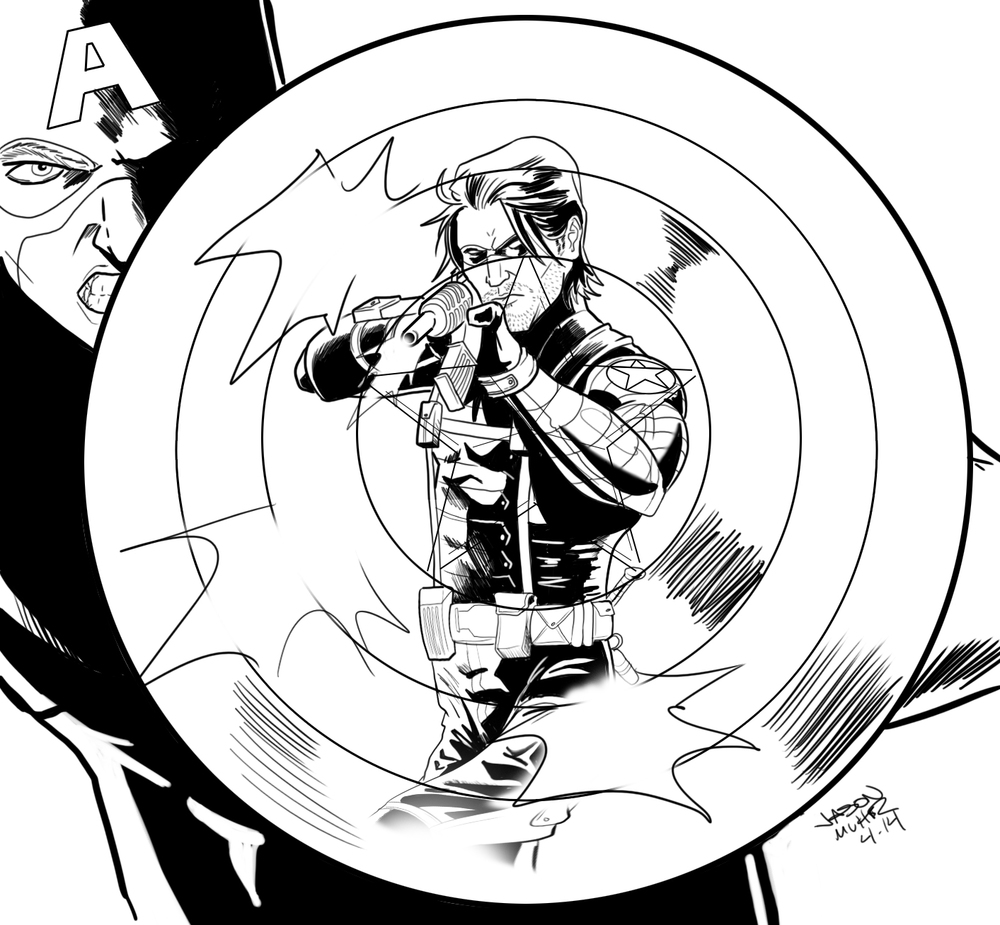 Captain America: The Winter Soldier coloring #5, Download drawings