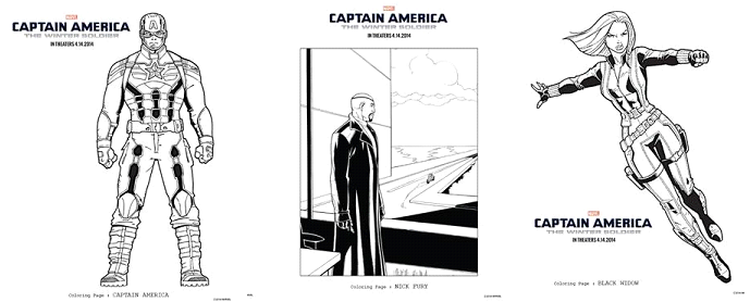 Captain America: The Winter Soldier coloring #3, Download drawings