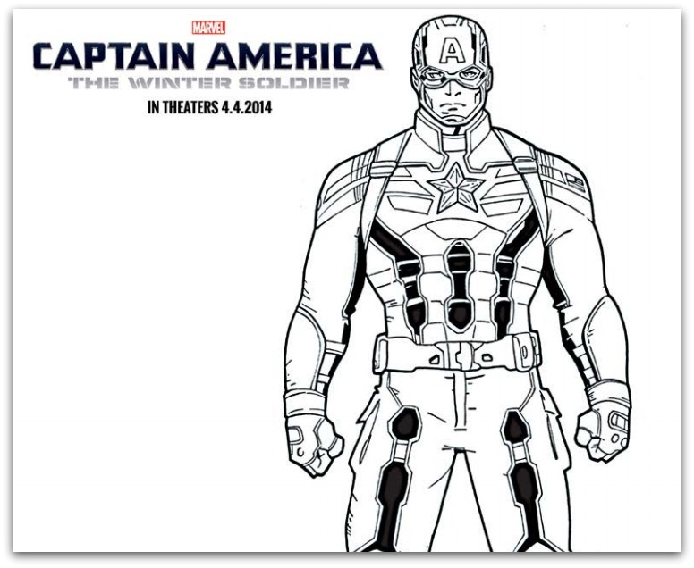 Captain America: The Winter Soldier coloring #14, Download drawings