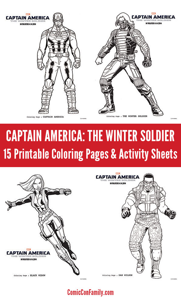 Captain America: The Winter Soldier coloring #9, Download drawings