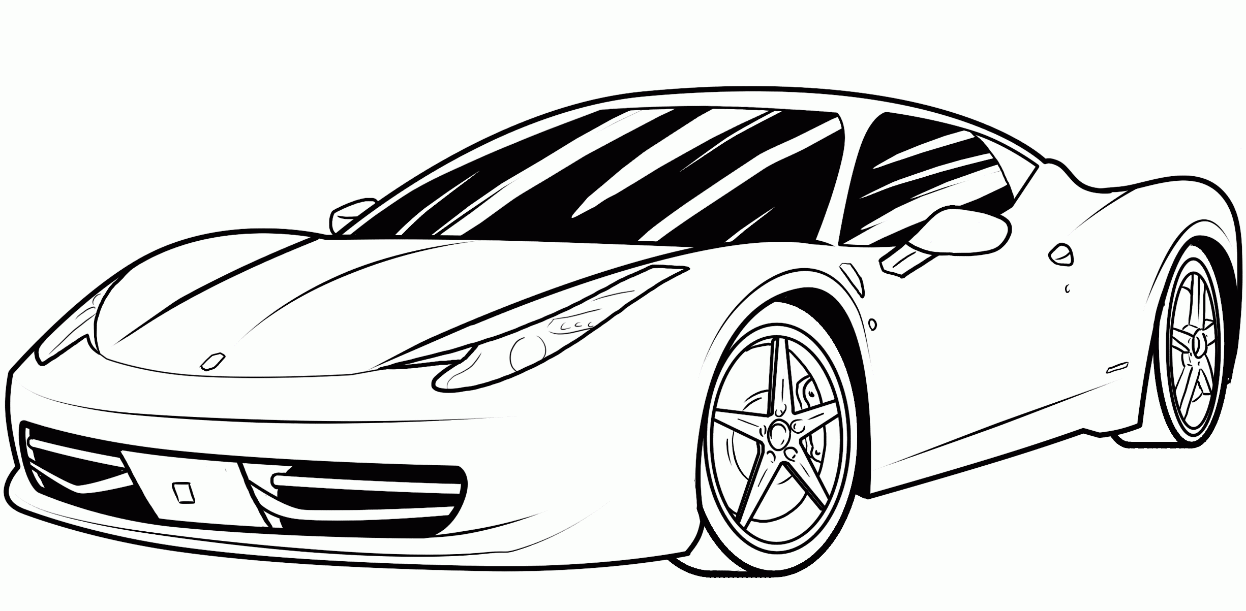 Car coloring #7, Download drawings
