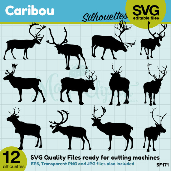 Caribou svg #15, Download drawings