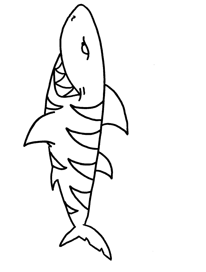 Shark coloring #10, Download drawings