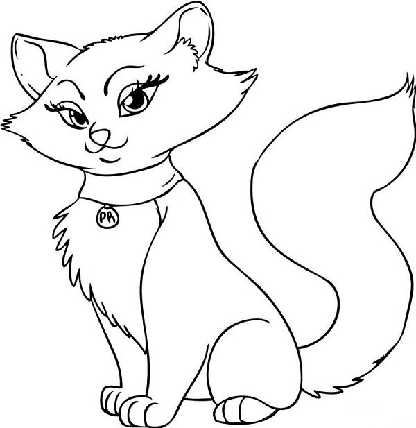 Cat coloring #18, Download drawings