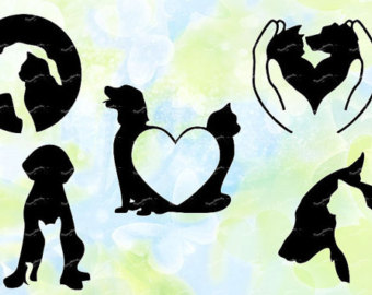 Cat & Dog svg #1, Download drawings