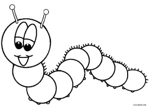Caterpillar coloring #5, Download drawings