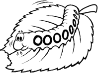 Caterpillar coloring #16, Download drawings