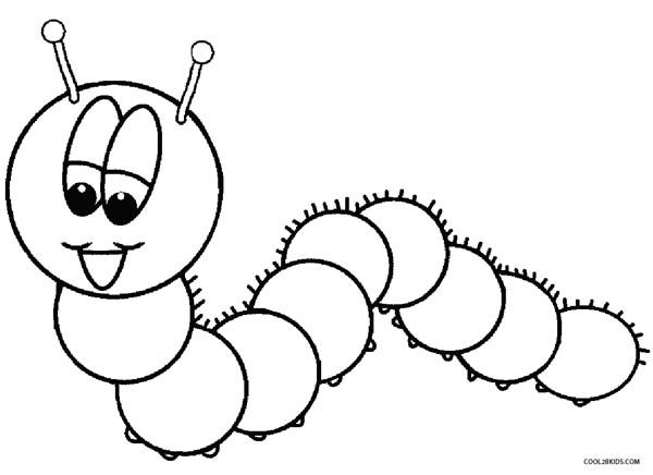 Caterpillar coloring #20, Download drawings