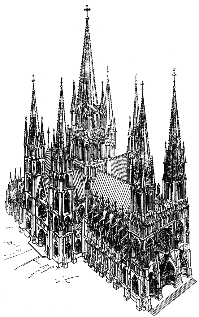 Cathedral clipart #14, Download drawings