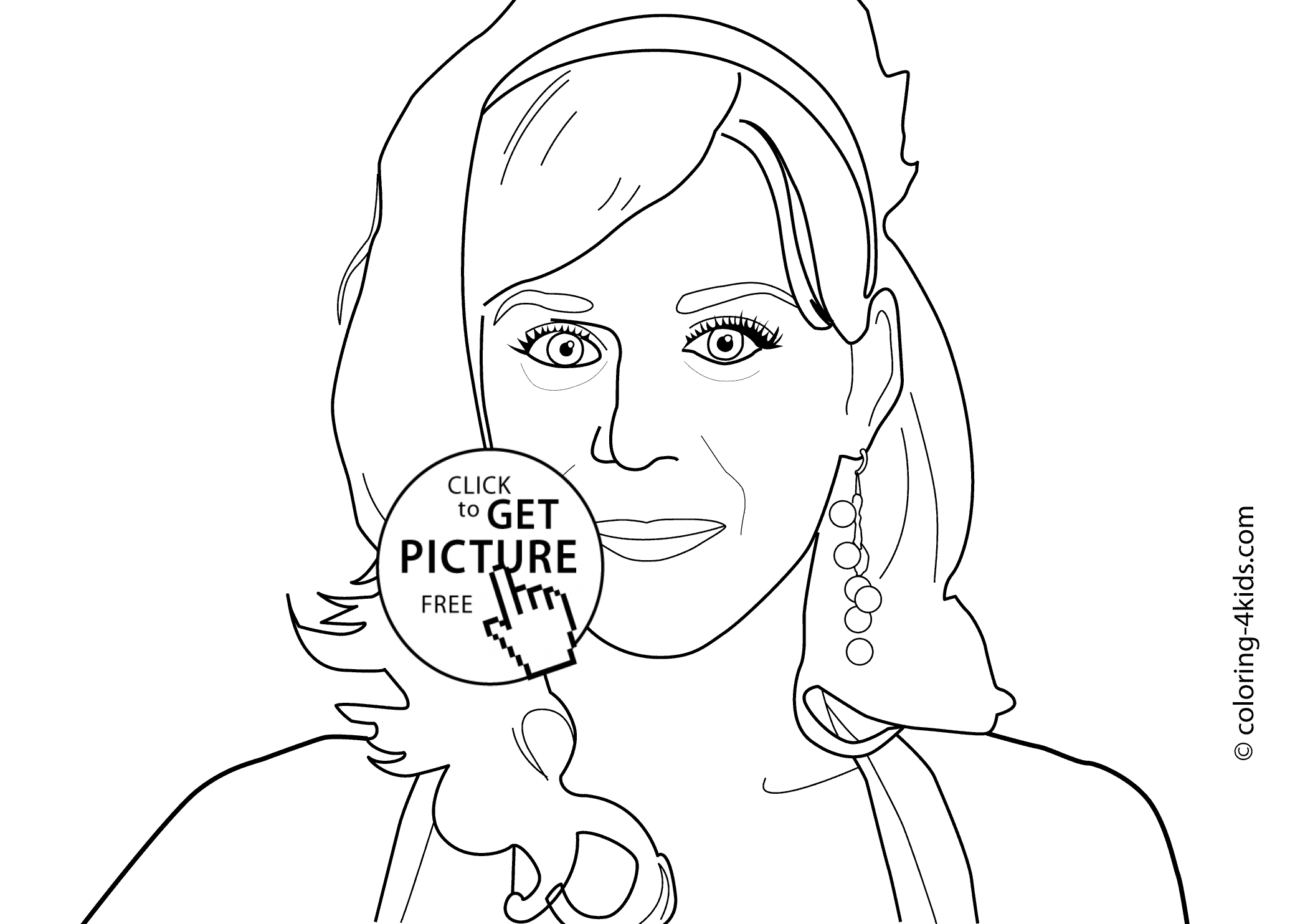 Celebrity coloring #13, Download drawings
