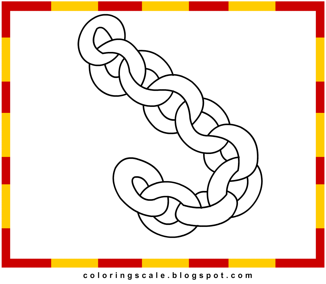 Chain coloring #20, Download drawings