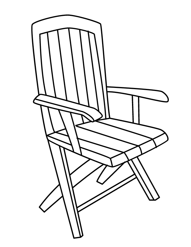 Chair coloring #19, Download drawings