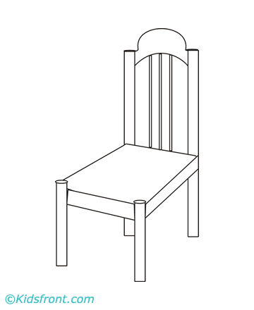 Chair coloring #16, Download drawings