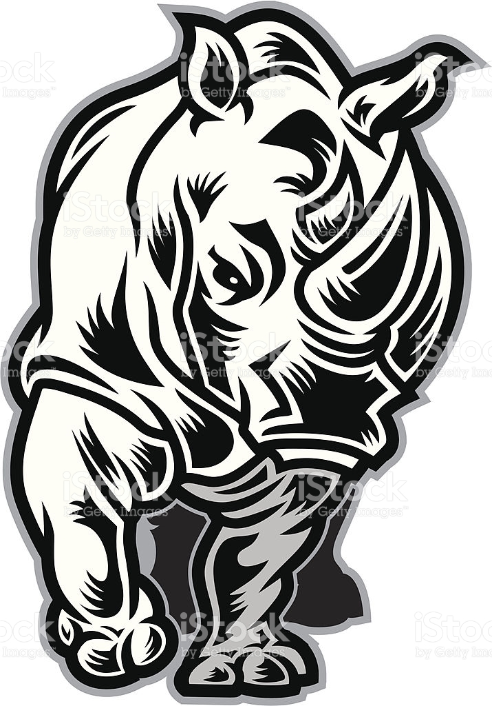 Charging Rhino clipart #10, Download drawings