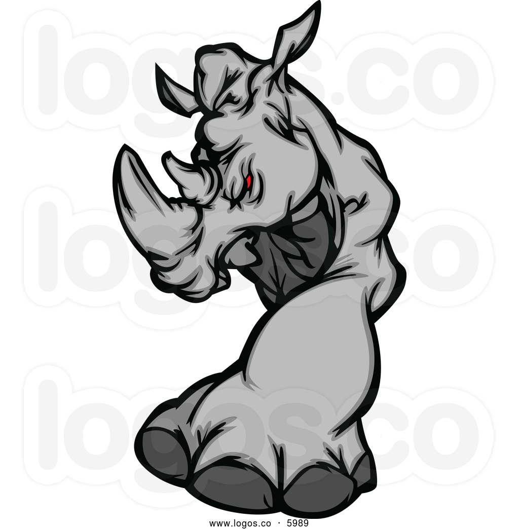 Charging Rhino clipart #17, Download drawings