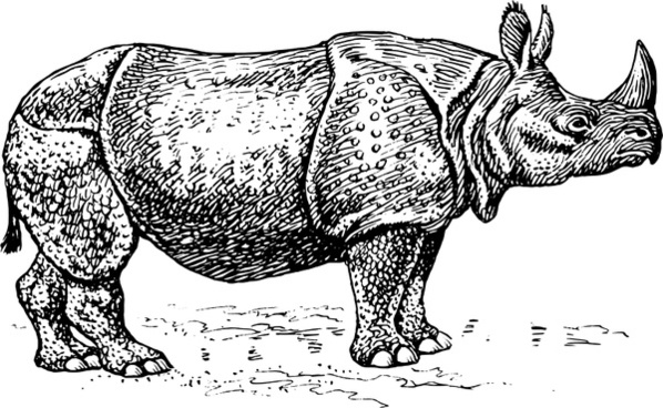 Charging Rhino svg #18, Download drawings