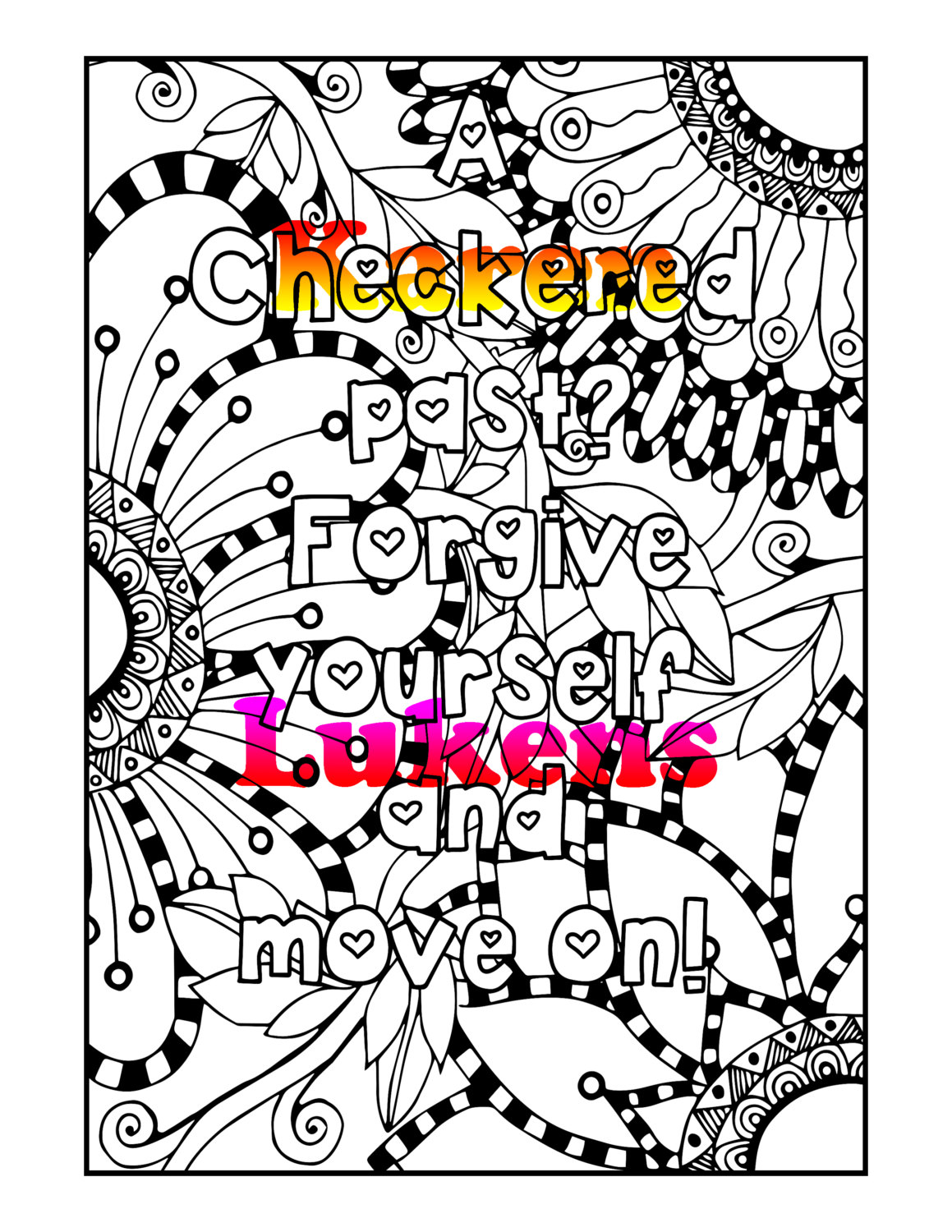 Checkered coloring #5, Download drawings