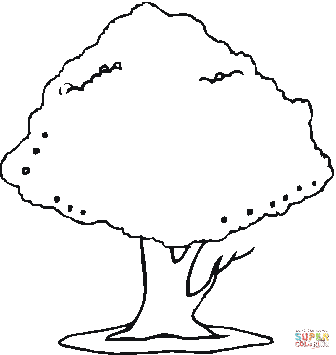 Cherry Tree coloring #8, Download drawings
