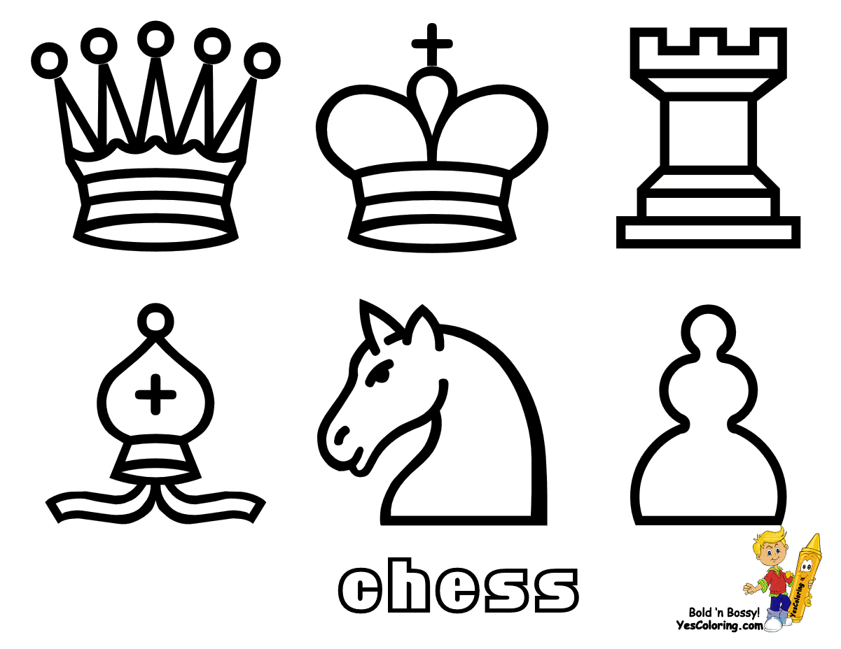 Chess coloring #16, Download drawings