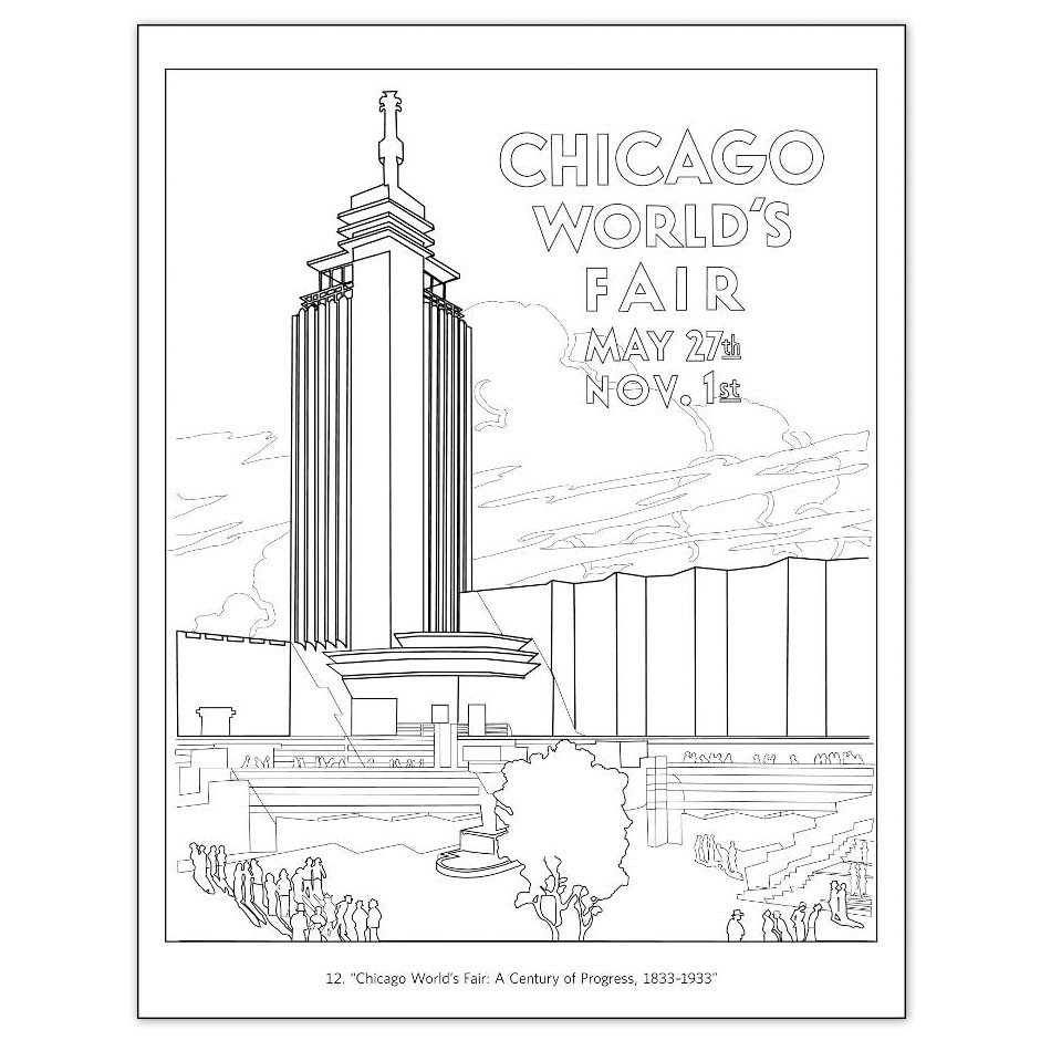 Chicago coloring #19, Download drawings