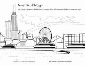 Chicago coloring #18, Download drawings