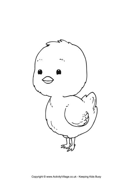 Chick coloring #18, Download drawings