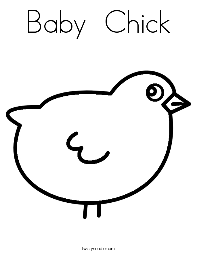 Chick coloring #19, Download drawings